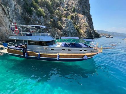 Göcek Day & Overnight Boat Charter (Up to 12 Guests) | A/C in All Cabins, Twelve Islands, Fuel Included