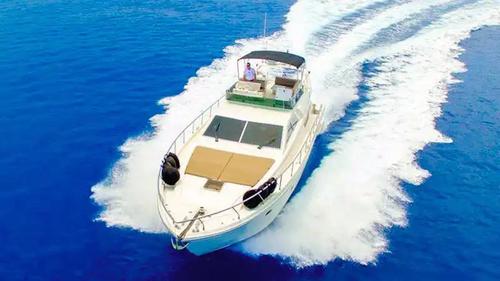 Blue Voyage with a 3-Cabin, 6-Person Comfortable Motor Yacht in Alanya