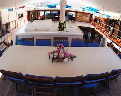 This 72.0' Custom cand take up to 12 passengers around Bozburun