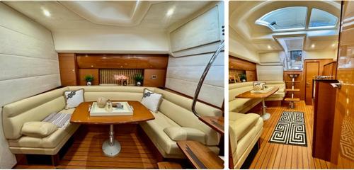 This 45.0' Prestige cand take up to 8 passengers around Bellevue