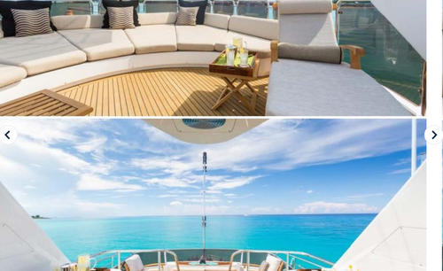 Motor yacht boat rental in Dubai Marina, United Arab Emirates