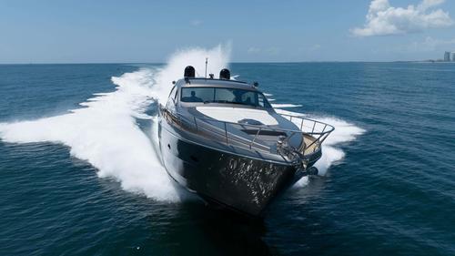 Italian-Built 64 Pershing with Speed and Style on Miami Water