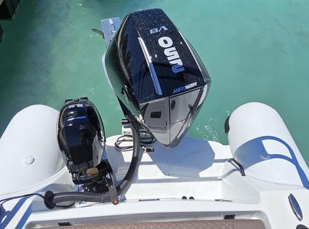 This 25.0' Olympic Ribs cand take up to 9 passengers around lefkada