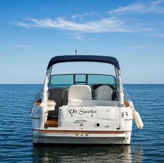 Discover Miami surroundings on this Searay Sundance boat