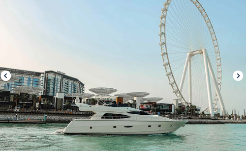 66 ft Luxury Party Yacht with Pool & Spacious Entertainment Areas in Dubai