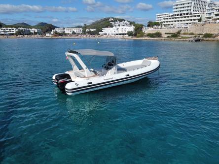 Boating is fun with a Motor boat in Balearic Island